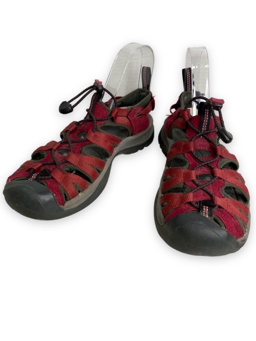 KEEN Newport H2 Water Hiking Sandal Trail Runner Waterproof Burgundy 39 8.5 EUC